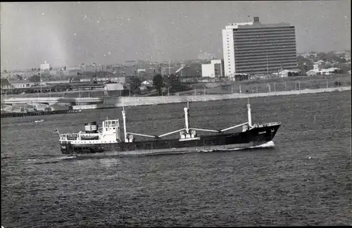 Foto Ak Tanker Caldas, Hamburg, Aug. Bolten, Narrows 1965