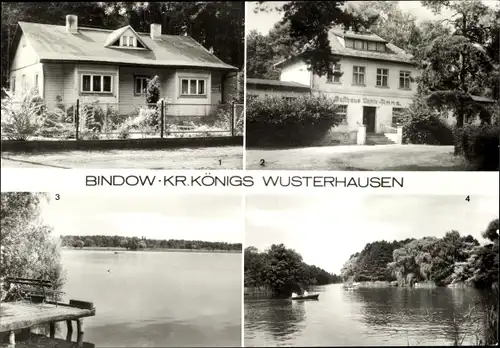 Ak Bindow Heidesee Brandenburg, Ferienheim Zellstoffmacher Klause, Gasthaus Tante Anna, Dahme