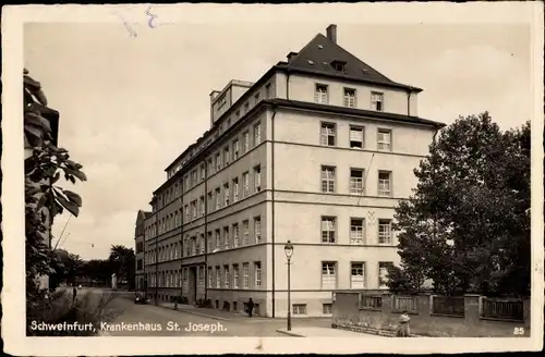 Ak Schweinfurt in Unterfranken Bayern, Krankenhaus St. Joseph