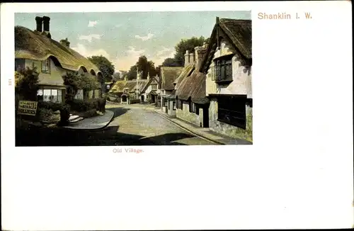 Ak Shanklin Isle of Wight England, Old Village