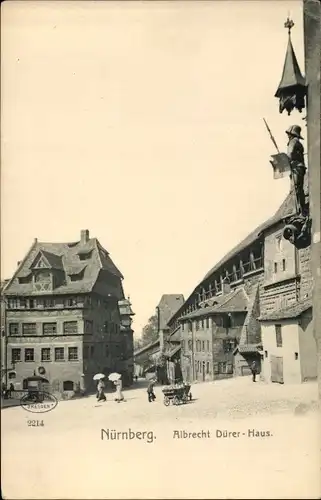 Ak Nürnberg in Mittelfranken Bayern, Albrecht Dürer Haus