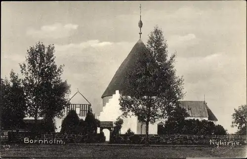 Ak  Bornholm Dänemark, Nykirke