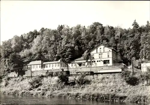 Ak Rentzschmühle Pöhl im Vogtland, Ferienheim und Gaststätte Rentzschmühle im Elstertal