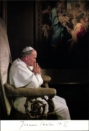 Ak Papst Johannes Paul II., Karol Józef Wojtyla, Portrait