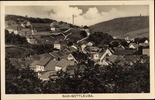 Ak Bad Gottleuba in Sachsen, Panoramaansicht des Ortes