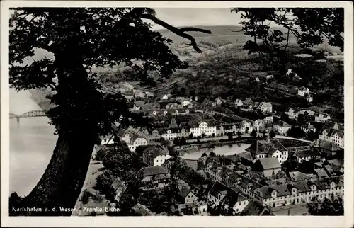 Ak Bad Karlshafen an der Oberweser Hessen, Franke Eiche