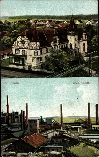 Ak Ilsede in Niedersachsen, Hütte, Industrieanlagen, Gebäude