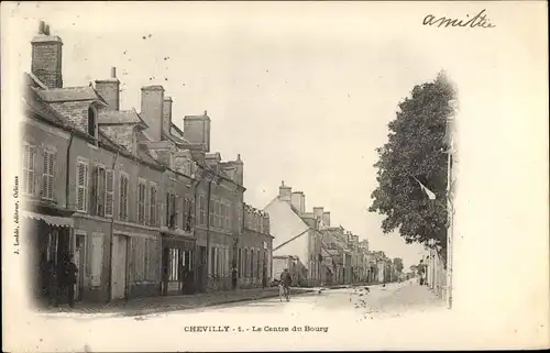 Ak Chevilly Loiret, Le Centre du Bourg