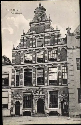 Ak Deventer Overijssel Niederlande, Politiebureau, Haus, Fassade
