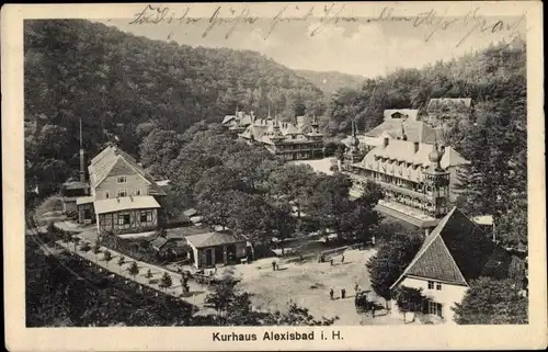 Ak Alexisbad Harzgerode am Harz, Blick auf das Kurhaus