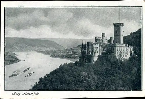 Ak Koblenz in Rheinland Pfalz, Burg Stolzenfels
