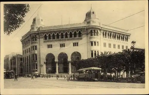 Ak Algier Alger Algerien, L'Hotel des Postes