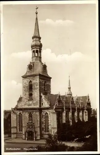 Ak Wolfenbüttel in Niedersachsen, Hauptkirche