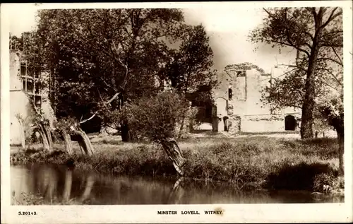 Ak Witney South East England, Minster Lovell, Hausruine