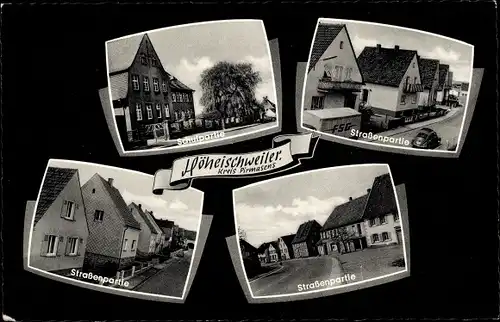 Ak Höheischweiler in Rheinland Pfalz, Schule, Straßenpartien, Häuser