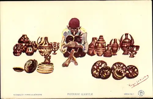 Künstler Ak Poterie Kabyle