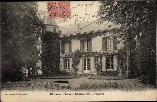 Ak Choue pres Mondoubleau Loir et Cher, Chateau des Berrueres