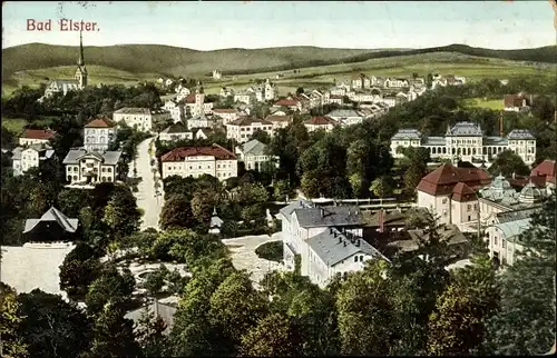 Ak Bad Elster im Vogtland, Totalansicht