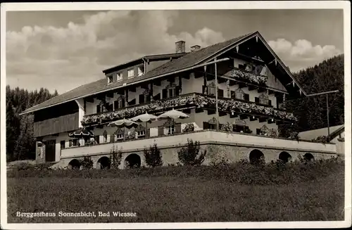Ak Bad Wiessee in Oberbayern, Berggasthaus Sonnenbichl