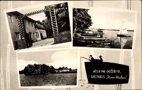 Ak Klein Köris Groß Köris im Kreis Dahme Spreewald, Gasthaus zum Hafen