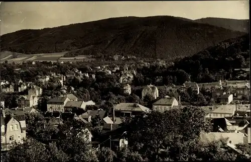 Foto Ak Bad Blankenburg in Thüringen, Panorama vom Ort