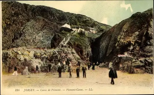 Ak Saint Helier Jersey Kanalinseln, Plemont Caves