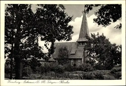 Ak Ochsenzoll Langenhorn Hamburg Nord, St. Jürgen Kirche
