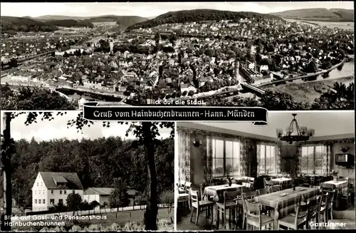 Ak Hann. Münden in Niedersachsen, Totale, Gasthof Hainbuchenbrunnen