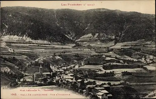 Ak Andorra la Vella Andorra, Vue d'ensemble