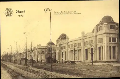 Ak Gent Ostflandern, Exposition Universelle 1913, Gallerie des Arts Décoratifs