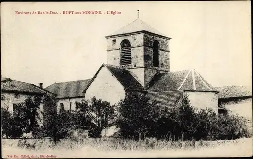 Ak Rupt aux Nonains Meuse, L'Eglise