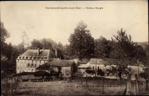 Ak Savonnieres devant Bar Meuse, Chateau Mangin