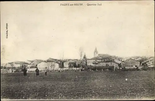 Ak Pagny sur Meuse, Quartier Sud, Vue générale