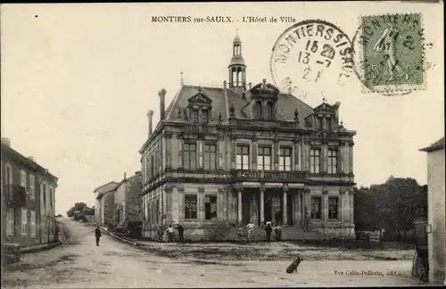 Ak Montiers sur Saulx, L'Hotel de Ville