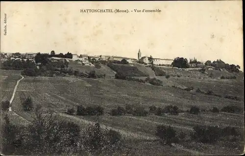 Ak Hattonchâtel Lothringen Meuse, Vue d'ensemble