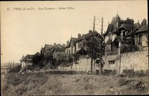 Ak Triel Yvelines, Les Coteaux, Jolies Villas