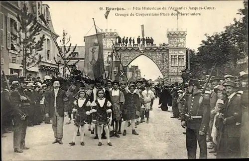 Ak Bourges Cher, Fete Historique de l'Argentier Jacques Coeur