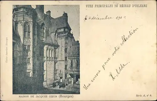 Ak Bourges Cher, Maison de Jacques Coeur