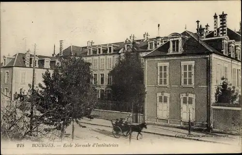 Ak Bourges Cher, Ecole Normale d'Institutrices