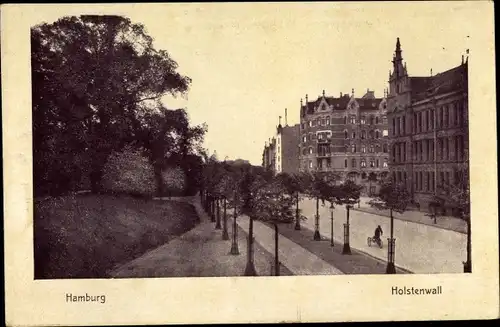 Ak Hamburg, Holstenwall