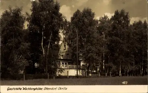 Ak Ottendorf-Okrilla in Sachsen, Gaststätte Wachberghöhe