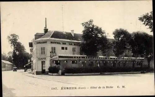 Ak Évreux Eure, Hôtel de la Biche