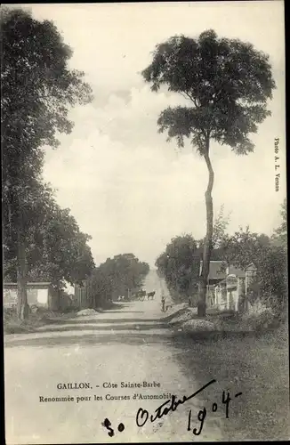 Ak Gaillon Eure, Côte Sainte Barbe