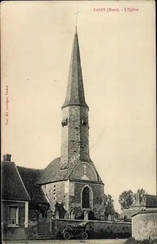 Ak Fains Eure, L'Eglise