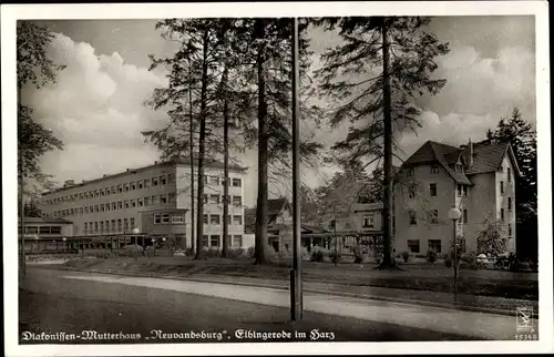 Ak Elbingerode Oberharz am Brocken, Diakonissen Mutterhaus Neuvandsburg, Straßenansicht