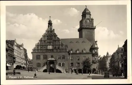 Ak Plauen im Vogtland, Rathaus