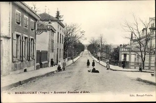 Ak Mirecourt Lothringen Vosges, Avenue Jeanne d'Arc