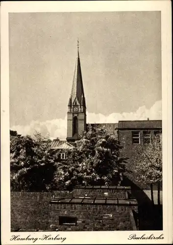 Ak Hamburg Harburg, Pauluskirche