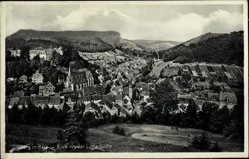 Ak Stolberg Südharz, Blick von der Lutherbuche