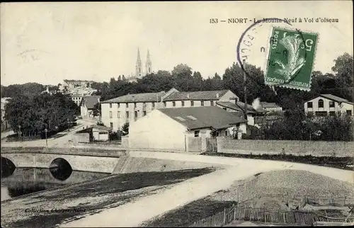 Ak Niort Deux Sèvres, Le Moulin Neuf a Vol d'oiseau